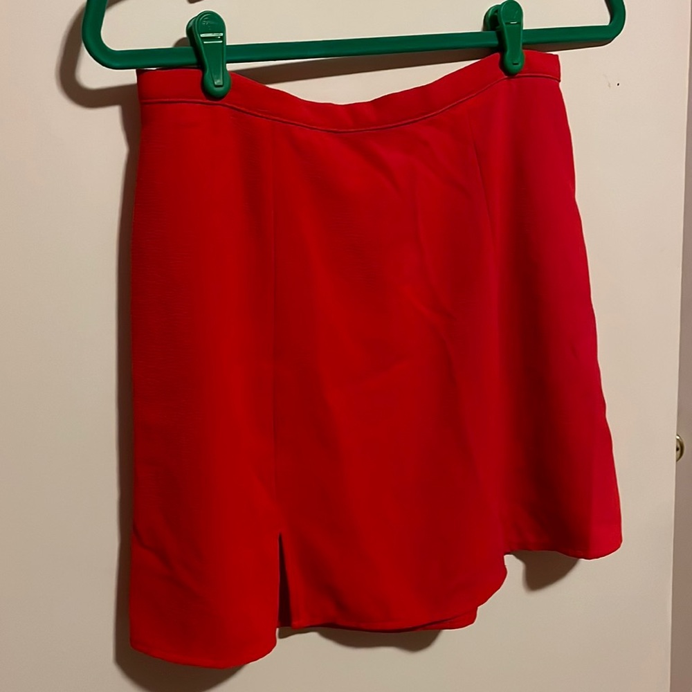 American Apparel Crepe Skirt with Double Slit